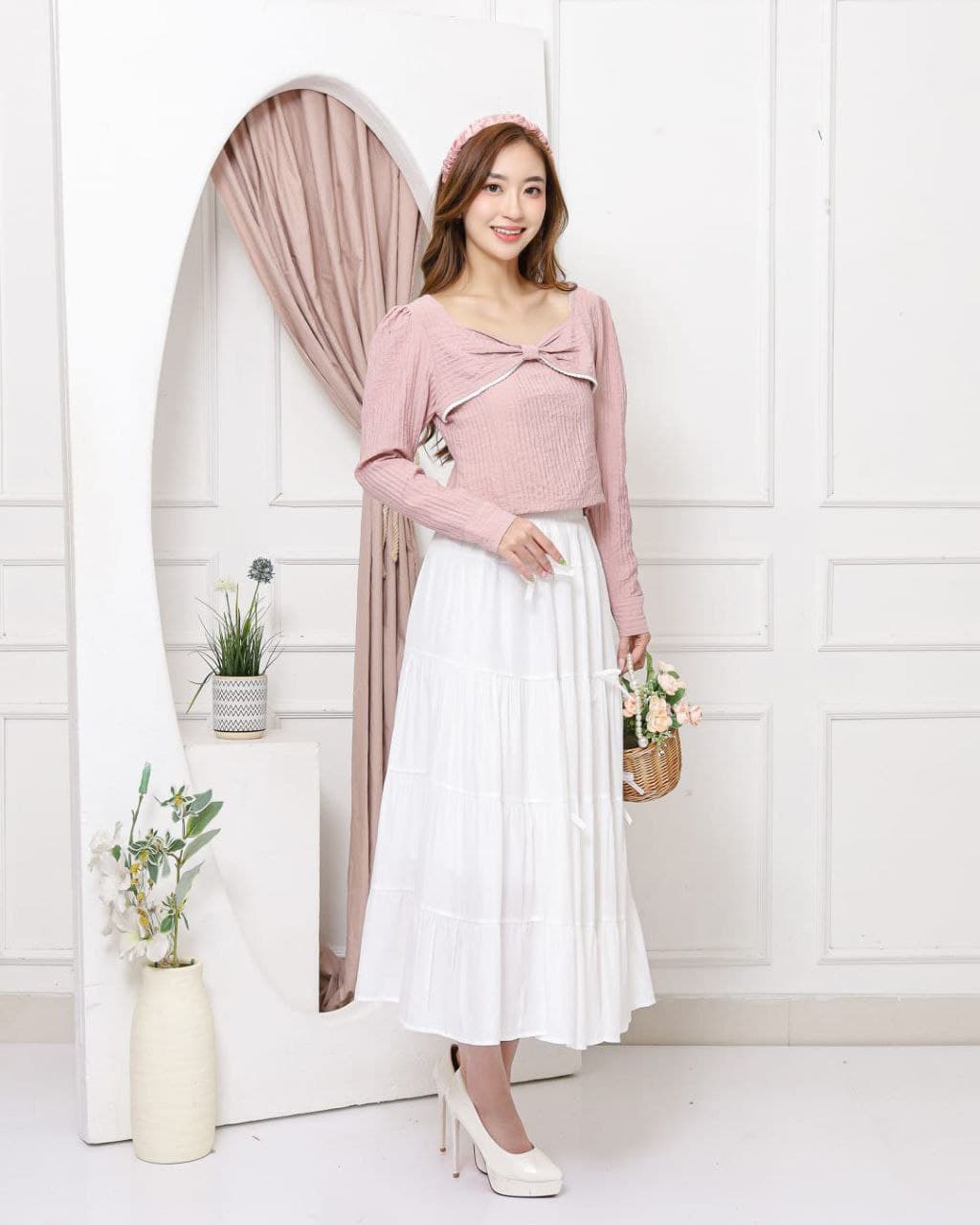 Linnaea Blouse - Pink #3