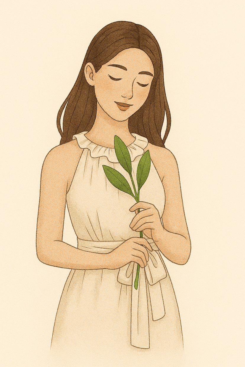 Trimella Botanical Illustration