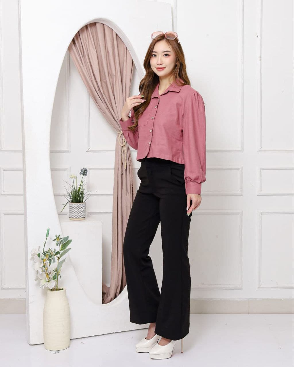 Freesia Shirt - Mauve #1